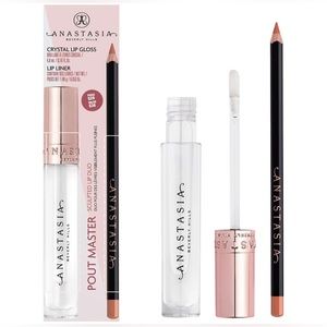 NIB Anastasia Beverly Hills Pout Master , Sculpted Lip Duo Crystal/Warm …